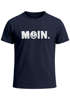 Herren T-Shirt Schriftzug Moin Dialekt Norden Hamburg Anker Print Fashion Streetstyle Neverless®preview