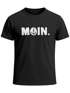 Herren T-Shirt Schriftzug Moin Dialekt Norden Hamburg Anker Print Fashion Streetstyle Neverless®preview