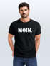 Herren T-Shirt Schriftzug Moin Dialekt Norden Hamburg Anker Print Fashion Streetstyle Neverless®preview