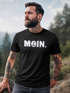 Herren T-Shirt Schriftzug Moin Dialekt Norden Hamburg Anker Print Fashion Streetstyle Neverless®preview
