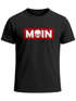 Herren T-Shirt Schriftzug Moin Skull Totenkopf Aufdruck Print Parodie Fashion Streetstyle Neverless®preview