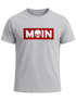 Herren T-Shirt Schriftzug Moin Skull Totenkopf Aufdruck Print Parodie Fashion Streetstyle Neverless®preview