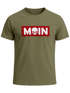 Herren T-Shirt Schriftzug Moin Skull Totenkopf Aufdruck Print Parodie Fashion Streetstyle Neverless®preview