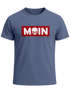 Herren T-Shirt Schriftzug Moin Skull Totenkopf Aufdruck Print Parodie Fashion Streetstyle Neverless®preview