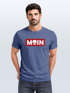 Herren T-Shirt Schriftzug Moin Skull Totenkopf Aufdruck Print Parodie Fashion Streetstyle Neverless®preview