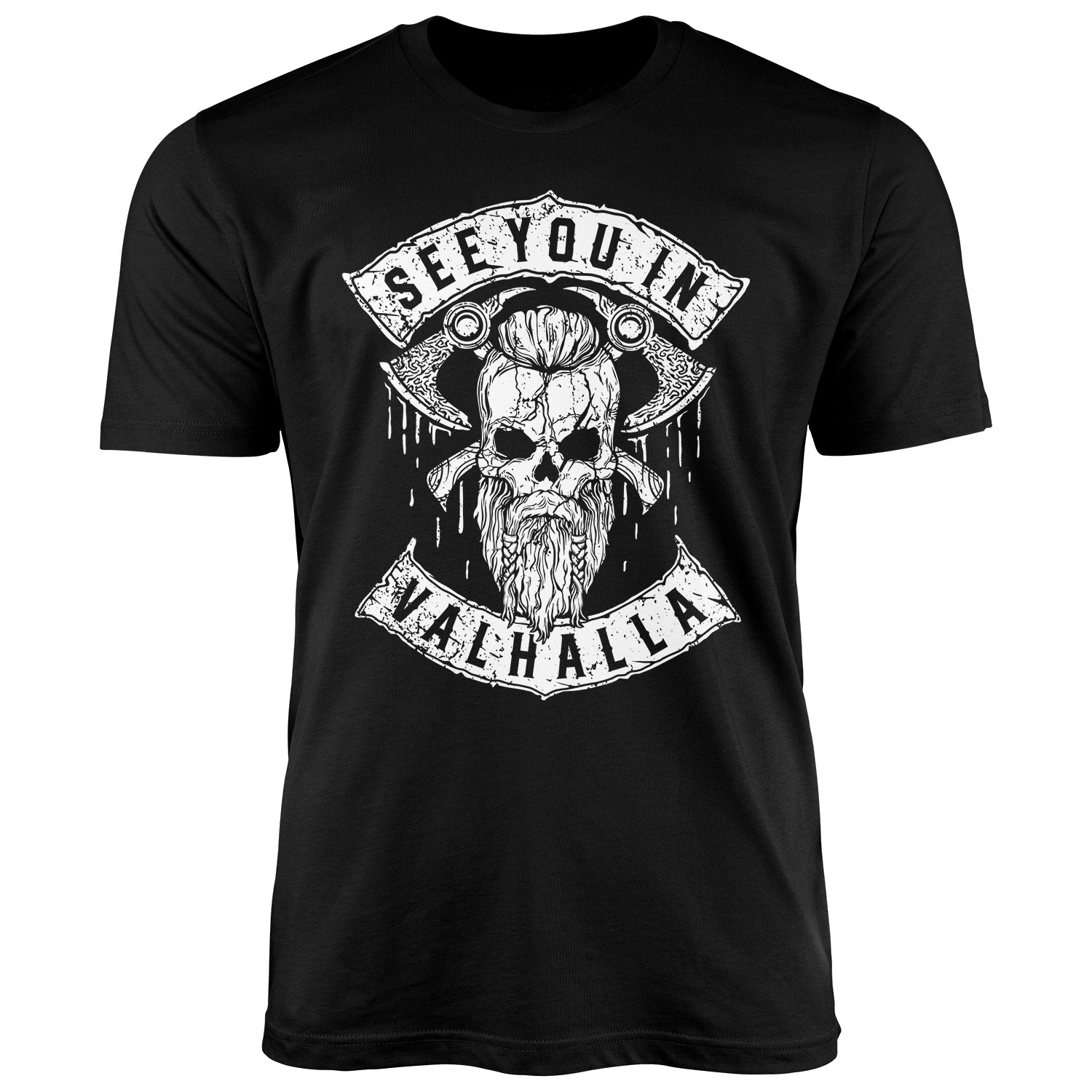 Herren Tank-Top See You In Valhalla Schwert Runen Odin Vikings Muskelshirt Muscle Shirt Neverless  147815