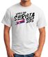 Herren T-Shirt Serbien Serbia Fan-Shirt WM 2018 Fußball Weltmeisterschaft Moonworks®preview
