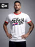 Herren T-Shirt Serbien Serbia Fan-Shirt WM-Shirt Fußball Weltmeisterschaft 2026 World Cup Moonworks®preview