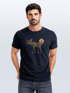 Herren T-Shirt Shirt Printshirt mit Aufdruck Polygon Elch Outdoor Motive Wandern Natur Wald Fashion Streetstyle Neverless®preview