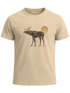 Herren T-Shirt Shirt Printshirt mit Aufdruck Polygon Elch Outdoor Motive Wandern Natur Wald Fashion Streetstyle Neverless®preview