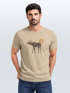 Herren T-Shirt Shirt Printshirt mit Aufdruck Polygon Elch Outdoor Motive Wandern Natur Wald Fashion Streetstyle Neverless®preview