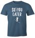 Herren T-Shirt Ski you later Ski-Fahrer Ski-Urlaub Wintersportler Piste lustig Fun-Shirt Moonworks®preview
