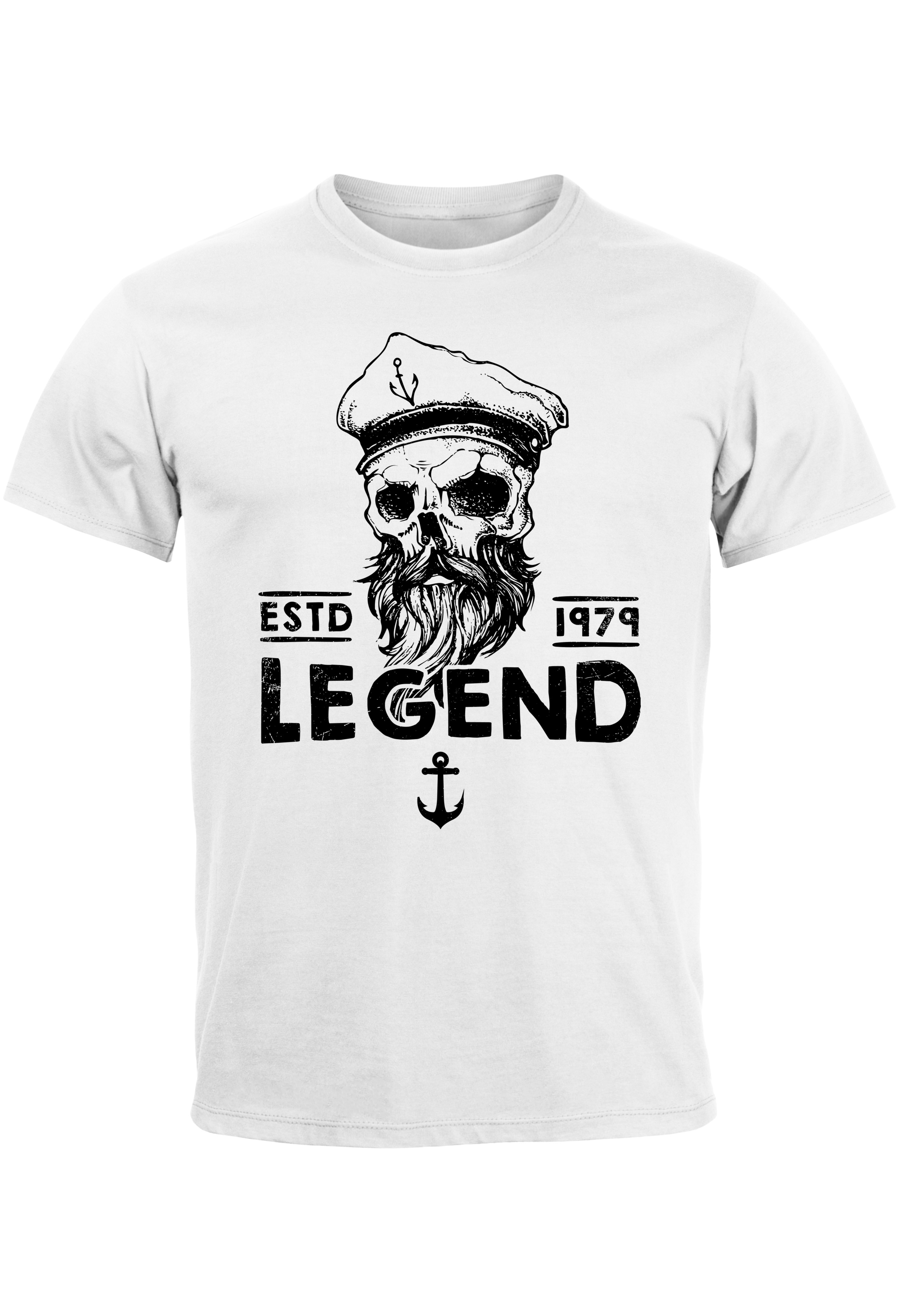 Ilustración De Un Viejo Pirata Calavera A Bordo De Un Barco Un Retrato De Un Capitán Un Fondo