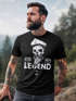 Herren T-Shirt Skull Captain Legend Totenkopf Bart Kapitän Slim Fit Neverless®preview