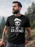Herren T-Shirt Skull Captain Legend Totenkopf Bart Kapitän Slim Fit Neverless®preview