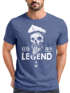 Herren T-Shirt Skull Captain Legend Totenkopf Bart Kapitän Slim Fit Neverless®preview
