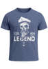 Herren T-Shirt Skull Captain Legend Totenkopf Bart Kapitän Slim Fit Neverless®preview