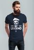 Herren T-Shirt Skull Captain Legend Totenkopf Bart Kapitän Slim Fit Neverless®preview