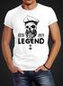 Herren T-Shirt Skull Captain Legend Totenkopf Bart Kapitän Slim Fit Neverless®preview
