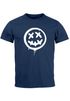 Herren T-Shirt Smile Seaky Face Print Aufdruck Teachwear Fashion Streetstyle Neverless®preview
