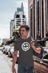 Herren T-Shirt Smile Seaky Face Print Aufdruck Teachwear Fashion Streetstyle Neverless®preview