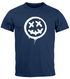 Herren T-Shirt Smile Seaky Face Print Aufdruck Teachwear Fashion Streetstyle Neverless®preview