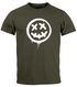 Herren T-Shirt Smile Seaky Face Print Aufdruck Teachwear Fashion Streetstyle Neverless®preview