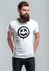 Herren T-Shirt Smile Seaky Face Print Aufdruck Teachwear Fashion Streetstyle Neverless®preview