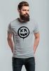 Herren T-Shirt Smile Seaky Face Print Aufdruck Teachwear Fashion Streetstyle Neverless®preview