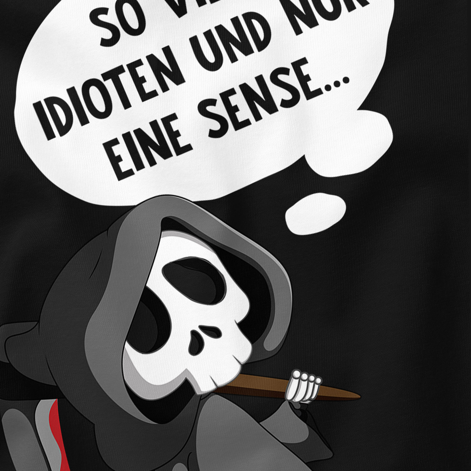 MoonWorks Herren T-Shirt Mit Lustigem Spruch – „Ich Bin Erstaunt, Wie Viele Idioten…“