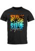 Herren T-Shirt Sommer Surf California Palmen Slim Fit Neverless®preview