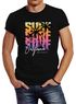 Herren T-Shirt Sommer Surf California Palmen Slim Fit Neverless®preview