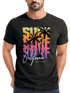 Herren T-Shirt Sommer Surf California Palmen Slim Fit Neverless®preview