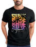 Herren T-Shirt Sommer Surf California Palmen Slim Fit Neverless®preview