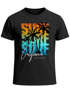 Herren T-Shirt Sommer Surf California Palmen Slim Fit Neverless®preview