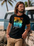 Herren T-Shirt Sommer Surf California Palmen Slim Fit Neverless®preview