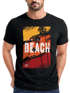 Herren T-Shirt Sommer Venice Beach Surfing Motiv Aufdruck Strand Palmen Fashion Streetstyle Neverless®preview