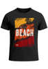 Herren T-Shirt Sommer Venice Beach Surfing Motiv Aufdruck Strand Palmen Fashion Streetstyle Neverless®preview