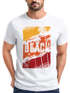 Herren T-Shirt Sommer Venice Beach Surfing Motiv Aufdruck Strand Palmen Fashion Streetstyle Neverless®preview