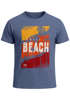 Herren T-Shirt Sommer Venice Beach Surfing Motiv Aufdruck Strand Palmen Fashion Streetstyle Neverless®preview