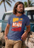 Herren T-Shirt Sommer Venice Beach Surfing Motiv Aufdruck Strand Palmen Fashion Streetstyle Neverless®preview