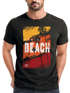 Herren T-Shirt Sommer Venice Beach Surfing Motiv Aufdruck Strand Palmen Fashion Streetstyle Neverless®preview