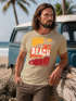 Herren T-Shirt Sommer Venice Beach Surfing Motiv Aufdruck Strand Palmen Fashion Streetstyle Neverless®preview
