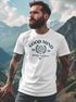 Herren T-Shirt Sport Volleyball Grafik Good Mind Sport Society Fashion Retro Streetstyle Neverless®preview
