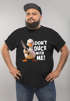 Herren T-Shirt Spruch Don't Duck with me - Gans Ente - Pintshirt Grafik Fun-Shirt lustig - Baumwolle -Rregular Fit Moonworks®preview