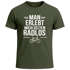 Herren T-Shirt Spruch Fahrradfahrer Man erlebt mich selten radlos Statement Fun-Shirt Spruch lustig Moonworks®preview