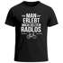 Herren T-Shirt Spruch Fahrradfahrer Man erlebt mich selten radlos Statement Fun-Shirt Spruch lustig Moonworks®preview