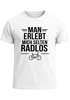 Herren T-Shirt Spruch Fahrradfahrer Man erlebt mich selten radlos Statement Fun-Shirt Spruch lustig Moonworks®preview