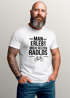 Herren T-Shirt Spruch Fahrradfahrer Man erlebt mich selten radlos Statement Fun-Shirt Spruch lustig Moonworks®preview