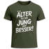 Herren T-Shirt Spruch Geburtstag Älter ist wie jung nur besser Geburtstagsshirt Sarkasmus Fun Printshirt Moonworks®preview